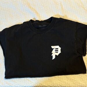 Primitive cut crop with White Logo